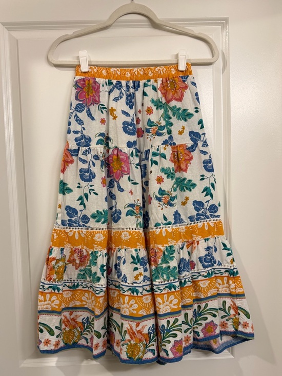 Rachel Zoe Dresses & Skirts - Rachel Zoe Floral Tiered Maxi Skirt